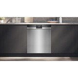 Siemens SN43HS10TE iQ300, Spülmaschine edelstahl (gebürstet)/schwarz, 60 cm, Home Connect