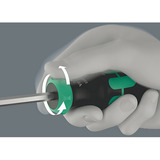 Wera Bit-Satz Kraftform Kompakt 27 RA 2 schwarz/grün, 6-teilig, 1/4", mit Ratschenfunktion