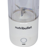 nutribullet Portable Standmixer NBP003W weiß, akkubetrieben, 0,475 Liter