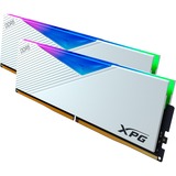 ADATA DIMM 64 GB DDR5-6000 (2x 32 GB) Dual-Kit, Arbeitsspeicher weiß, AX5U6000C3032G-DCLARWH, Lancer RGB, INTEL XMP