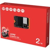 ADATA XPG GAMMIX S55 2 TB, SSD schwarz, PCIe 4.0 x4, NVMe 1.4, M.2 2230