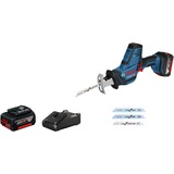 Bosch Akku-Säbelsäge GSA 18V-LI C Professional, 18Volt blau/schwarz, 2x Li-Ionen Akku 5,0Ah, in L-BOXX