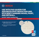 Bosch Expert M480 Netzstruktur-Schleifblatt Ø 125mm, K320 50 Stück, für Exzenterschleifer