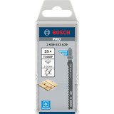 Bosch Stichsägeblatt T 144 DP Precision for Wood, 100mm 25 Stück