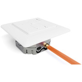 Digitus CAT.6A Datenanschlussdose, Unterputz, geschirmt, 1x RJ-45 LSA weiß, Klasse EA, 8 Richtungen