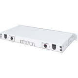 Digitus LWL-Spleißbox, bestückt, 6x LC-APC DX, OS2 grau