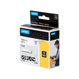 Dymo Rhino IND ORIGINAL Schriftband Vinyl 19mm x 5,5m, schwarz auf weiß permanent klebend, 18445