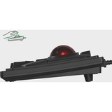 KeySonic KSK-8202ELU-T, Tastatur schwarz, US-Layout