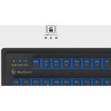 KeySonic KSK-8202ELU-T, Tastatur schwarz, US-Layout