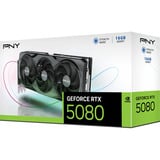 PNY GeForce RTX 5080 OC, Grafikkarte DLSS 4, 3x DisplayPort, 1x HDMI 2.1