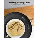goobay LED-Klemm-Lupenleuchte 10W, LED-Leuchte schwarz