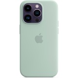 Apple Silikon Case mit MagSafe, Handyhülle grün, Agavengrün, iPhone 14 Pro