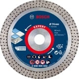 Bosch Diamanttrennscheibe Expert HardCeramic, Ø 76mm Bohrung 10mm, für Mini-Winkelschleifer