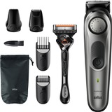 Braun BeardTrimmer 7 BT7320, Bartschneider silber/schwarz