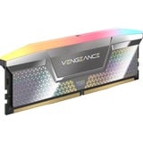 Corsair DIMM 48 GB DDR5-8400 (2x 24 GB) Dual-Kit, Arbeitsspeicher silber, CMHC48GX5M2X8400C40, Vengeance RGB, INTEL XMP