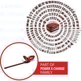 EINHELL Power X-Change Akku-Heckenschere GC-CH 1846 Li-Solo, 18Volt rot/schwarz, ohne Akku und Ladegerät