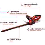 EINHELL Power X-Change Akku-Heckenschere GC-CH 1846 Li-Solo, 18Volt rot/schwarz, ohne Akku und Ladegerät