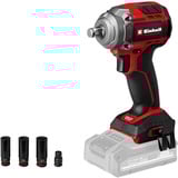 EINHELL Professional Akku-Schlagschrauber TP-CW 18/350-C Li BL - Solo, 18Volt rot/schwarz, ohne Akku und Ladegerät