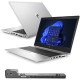 HP EliteBook 850 Generalüberholt, Notebook silber, Intel® Core™ i5-8365U, Intel® UHD Graphics 620, 16 GB DDR4, 512 GB (512 GB SSD), Windows 11 Pro