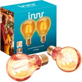 INNR WiFi Filament Vintage E27, LED-Lampe 2er-Pack, ersetzt 30 Watt