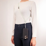 Intenso Handykette und Lade-/Datenkabel Cell Phone Charging Lanyard hellgrün, 1,65 Meter, USB-C, PD3.0 / QC4.0, Nylon