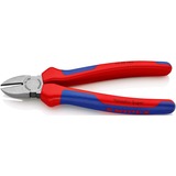 KNIPEX Seitenschneider 70 02 180 , Schneid-Zange blau, schlanke Bauform, Präzisionsschneiden