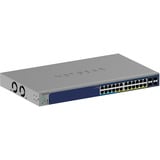 Netgear 24-Port Gigabit PoE+ und PoE++ Smart Switch GS728TXUP 420 W PoE Budget, inkl. 1 Jahres Abonnement von Insight