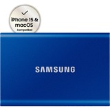 SAMSUNG Portable SSD T7 500GB, Externe SSD blau, USB-C 3.2 Gen 2 (10 Gbit/s), extern