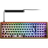 Sharkoon SKILLER SGK50 S2 Wood Barebone, Gaming-Tastatur holz