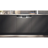 Siemens SN53ES22AE iQ300 , Spülmaschine edelstahl (gebürstet)/schwarz, 60 cm, Home Connect