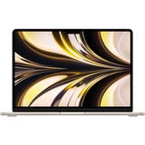 Apple MacBook Air 34,5 cm (13,6") 2022, Notebook champagner, Polarstern, M2, 10-Core GPU, macOS Ventura, Deutsch, 512 GB SSD