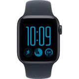 Apple Watch SE 3, Smartwatch schwarz, 40 mm, Sportarmband Navyblau S/M, Cellular