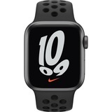 Apple Watch SE, Smartwatch grau/anthrazit, 40mm, Nike+ Sportarmband, Aluminium-Gehäuse, LTE