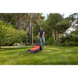 BLACK+DECKER Rasenmäher BEMW481BH-QS, 42cm orange/schwarz, 1.800 Watt