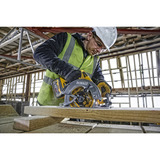 DEWALT XR FLEXVOLT Akku-Handkreissäge DCS578NT, 54 Volt gelb/schwarz, ohne Akku und Ladegerät, in TSTAK Box