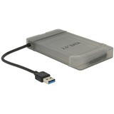 DeLOCK USB 3.2 Gen 1 Konverter, USB-A Stecker > SATA 22 Pin Stecker schwarz, 15cm, mit 2,5" Schutzhülle