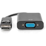 Digitus DisplayPort Adapter / Konverter schwarz, DP Stecker > VGA Buchse
