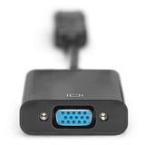 Digitus DisplayPort Adapter / Konverter schwarz, DP Stecker > VGA Buchse