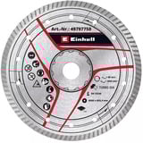 EINHELL Turbo-Diamant-Trennscheibe, Ø 200 x 25,4 x 2,6mm für Fliesenschneidmaschinen