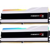 G.Skill DIMM 96 GB DDR5-6400 (2x 48 GB) Dual-Kit, Arbeitsspeicher weiß, F5-6400J3239F48GX2-TZ5RW, Trident Z5 RGB, INTEL XMP