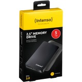 Intenso 2,5" Memory Drive 5 TB, Externe Festplatte schwarz, Micro-USB-B 3.2 Gen 1 (5 Gbit/s)