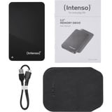 Intenso 2,5" Memory Drive 5 TB, Externe Festplatte schwarz, Micro-USB-B 3.2 Gen 1 (5 Gbit/s)
