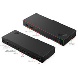 Lenovo ThinkPad USB4 Smart Dock 5500, Dockingstation schwarz, 100W