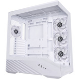Lian Li Vector V100R, Tower-Gehäuse weiß, Tempered Glass x 2