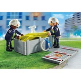 PLAYMOBIL 71465 City Action Feuerwehrleute mit Luftkissen, Konstruktionsspielzeug 