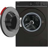 SHARP ES-WNFL014CMDA-DE , Waschmaschine schwarz (matt), WIFI, Advanced Inverter Motor