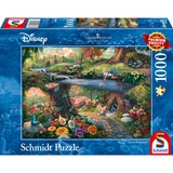 Schmidt Spiele Thomas Kinkade: Painter of Light - Disney - Alice im Wunderland, Puzzle 1000 Teile