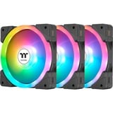 Thermaltake SWAFAN EX12 ARGB Sync PC Cooling Fan TT Premium Edition, Gehäuselüfter schwarz, 3er Pack, 120 mm