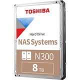 Toshiba N300 8 TB, Festplatte SATA 6 Gb/s, 3,5", Retail