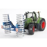 bruder 02222 LEMKEN Frontpacker VarioPack K, Modellfahrzeug silber/blau